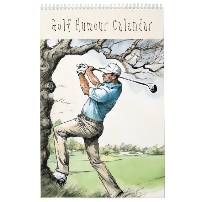 Golf Spaß Kalender (Titelbild)
