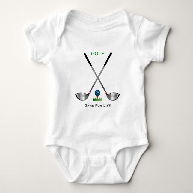 GOLF - Spiel für das Leben Baby Strampler (Vorderseite)