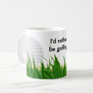 Golf spielen kaffeetasse