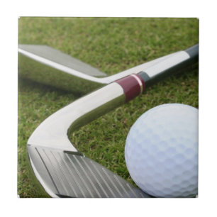 Golf spielende Fliese