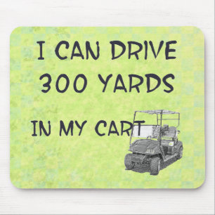 Golf spielender Antrieb Mousepad