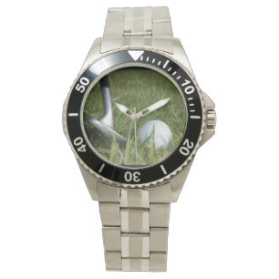 Golf spielendes Foto Armbanduhr