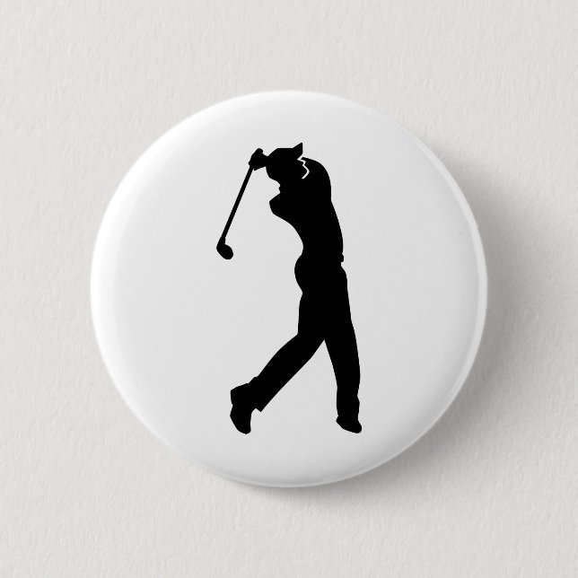 Golf-Spieler Button (Vorderseite)