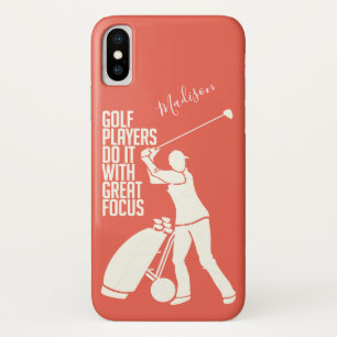 GOLF-SPIELER individuelles Namen & Farbhüllen für Case-Mate iPhone Hülle
