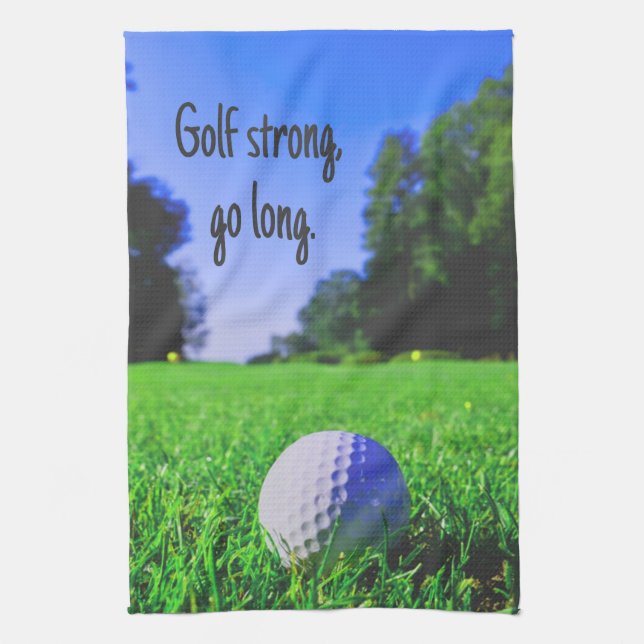 Golf starke, lange Rasen-Golf Geschirrtuch (Vertikal)