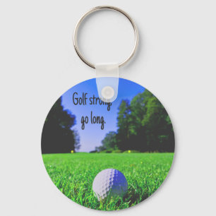 Golf starke, lange Rasen-Golf Schlüsselanhänger