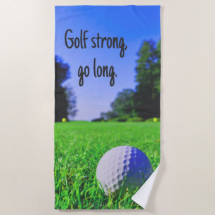 Golf starke, lange Rasen-Golf Strandtuch