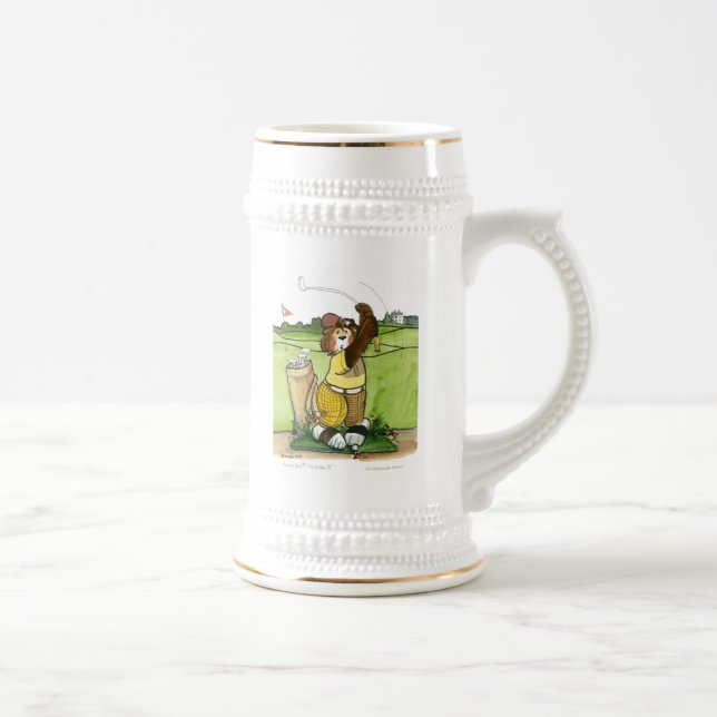 Golf Stein, humorvoll Bierglas (Rechts)