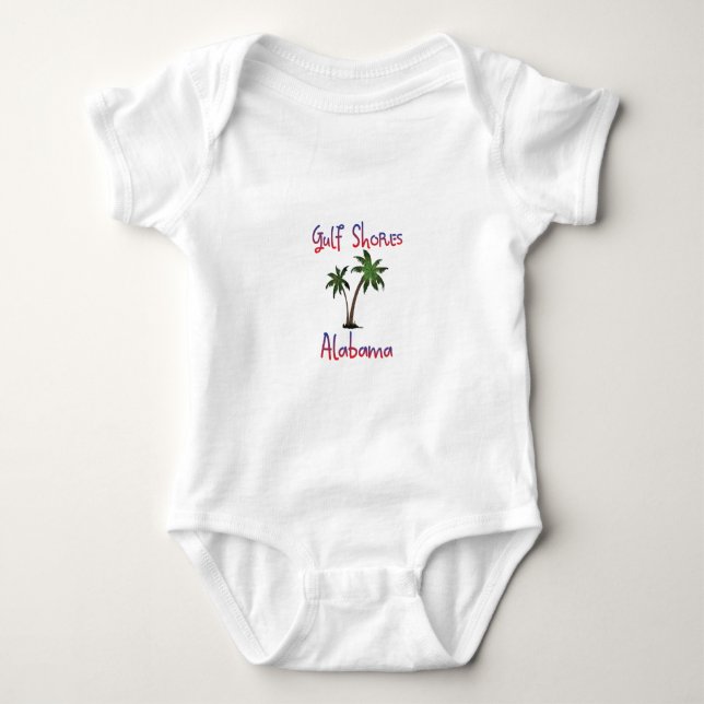 Golf stützt Alabama unter Baby Strampler (Vorderseite)