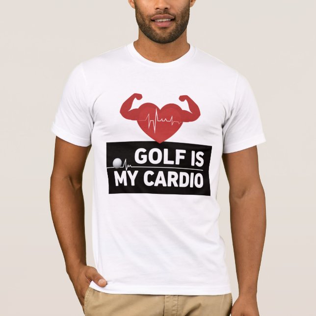 Golf-Sucht Lustiger Golfer T-Shirt (Vorderseite)