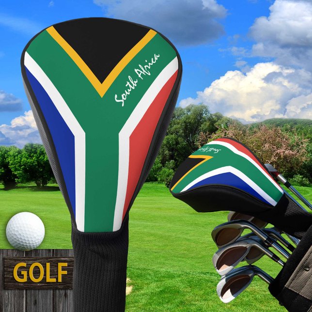Golf Südafrika & Afrikanische Flagge / Clubs Abdec Headcover (Von Creator hochgeladen)