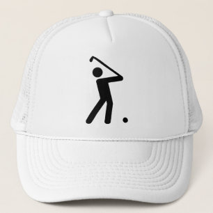 Golf-Symbol-Hut Truckerkappe
