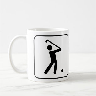 Golf-Symbol-Tasse Kaffeetasse