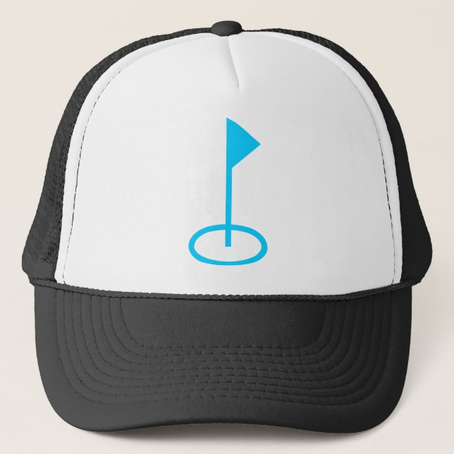 Golf Symbol Truckerkappe (Vorderseite)