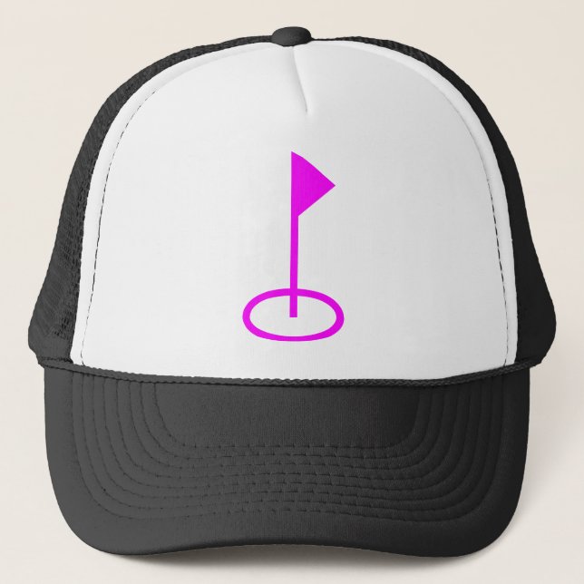 Golf Symbol Truckerkappe (Vorderseite)