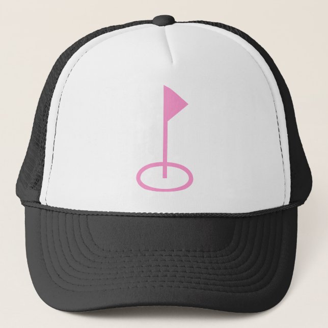 Golf Symbol Truckerkappe (Vorderseite)
