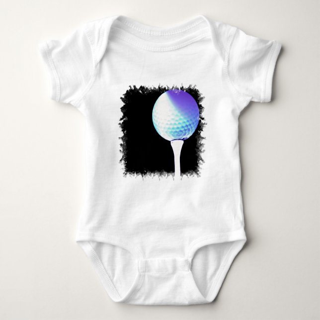 Golf-T-Shirt-Baby-Einteiler Baby Strampler (Vorderseite)
