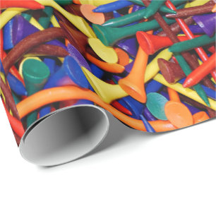 Golf T-Shirts Print Geschenkpapier