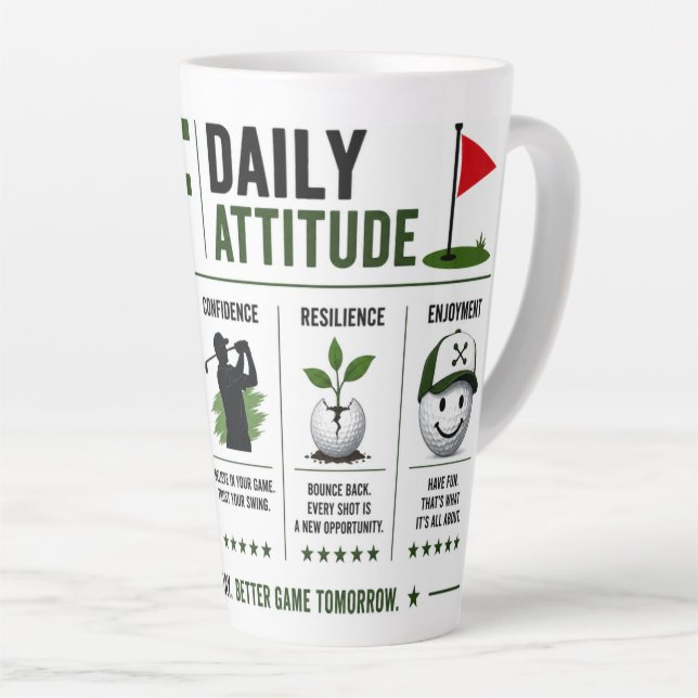 Golf-Tageskaffee  Milchtasse (Rechte Ecke)