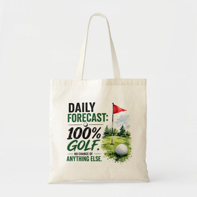 Golf-Tagesprognose  Tragetasche (Vorne)