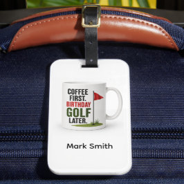 Golf Tägliche Lebensroutine Gepäckanhänger