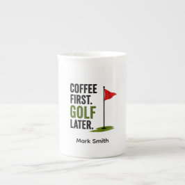 Golf täglicher Kaffee  Prozellantasse