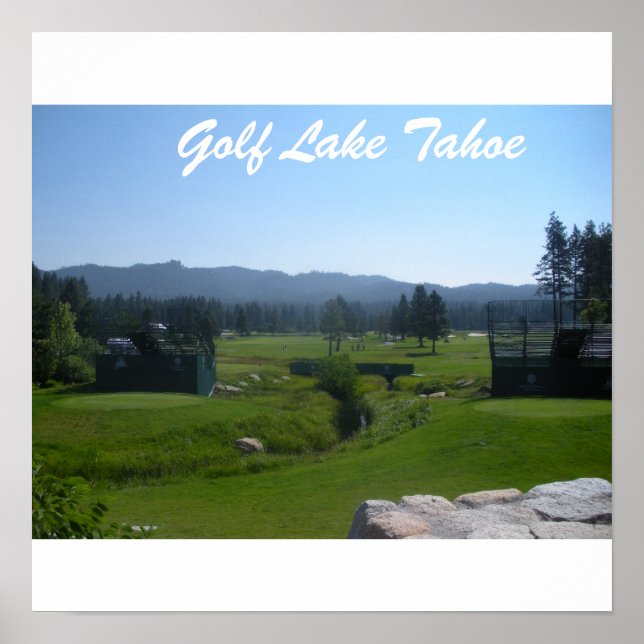Golf Tahoe Poster "Golfing in Tahoe Collection" (Vorne)