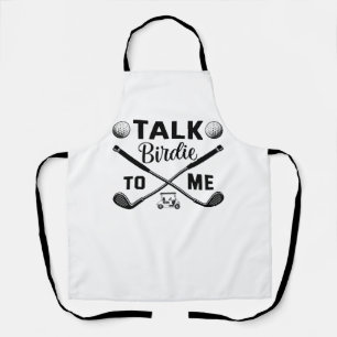 Golf Talk Birdie to Me Funny Schürze