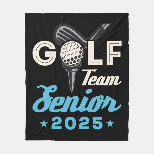Golf Team Senior Class of 2025 Golfer Fleecedecke (Vorderseite)