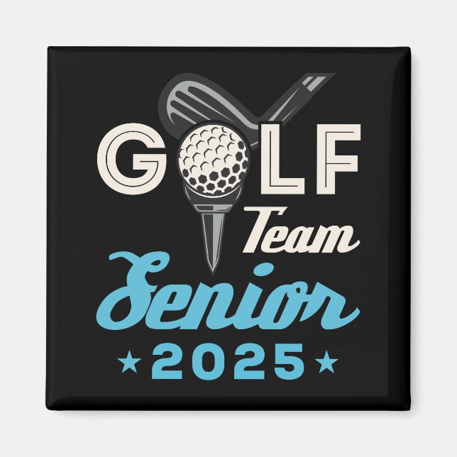 Golf Team Senior Class of 2025 Golfer Magnet (Vorne)