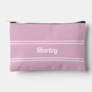 Golf Tee Golfer Pink & White Modernes Accessoire Zubehörtasche