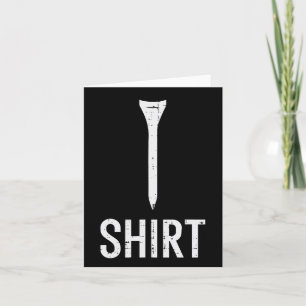Golf Tee Shirt Funny Golfspiel Golfer Vater Men W Karte
