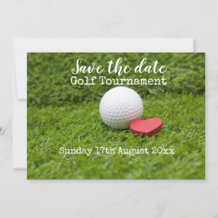 Golf Termin für Golfturnier-Hochzeit vormerken Save The Date