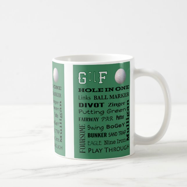 GOLF-Terminologie Tasse (Rechts)