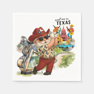 Golf Texas Golfer ist Golfspielen Serviette