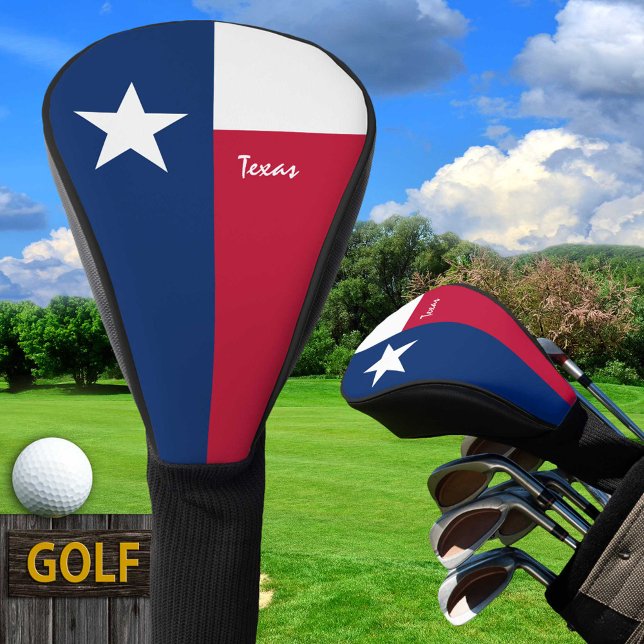 Golf Texas & Texas Flag / Golf Clubs Abdeckung Headcover (Von Creator hochgeladen)
