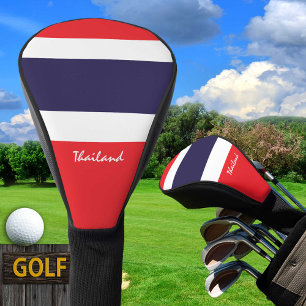 Golf Thailand & Thai Flag / Golf Clubs Abdeckung Headcover
