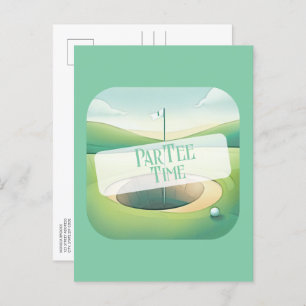 Golf Thema Geburtstag Einladung Postkarte