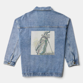 Golf-Thema Jeansjacke