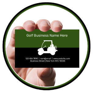 Golf-Thema moderne Visitenkarten Visitenkarte
