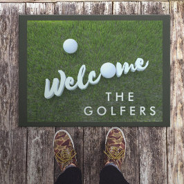 Golf Thema Willkommen im Golfers Doormat Fußmatte
