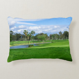 Golf Theme Accent Pillow Dekokissen