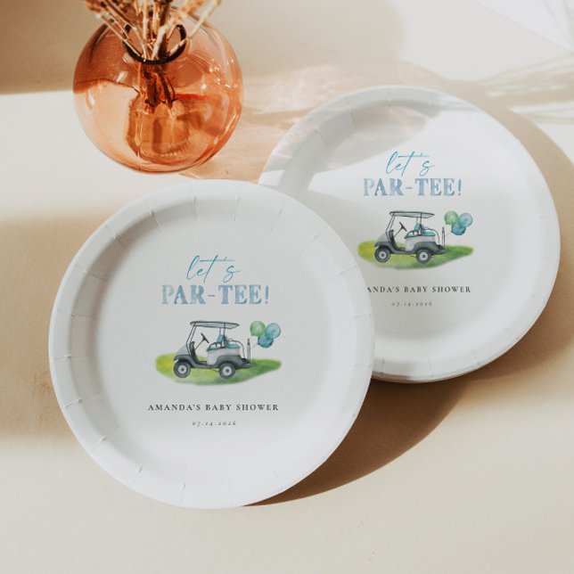 Golf Theme Baby Dusche Pappteller (Von Creator hochgeladen)