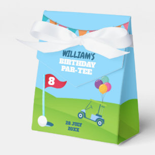 Golf Theme Birthday Party Geschenkschachtel