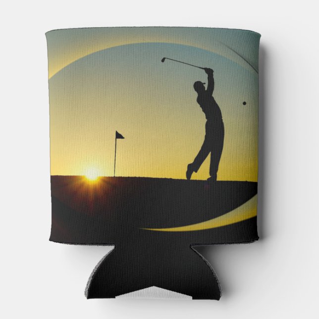 Golf Theme Can Cooler - HAMbWG Dosenkühler (Rückseite)