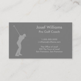 Golf Theme Card - Gents Visitenkarte