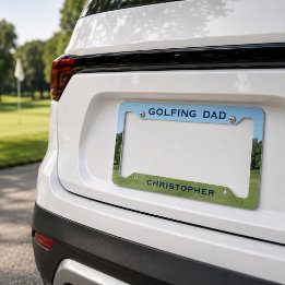 Golf Theme Golfing Vater Lizenzrahmen