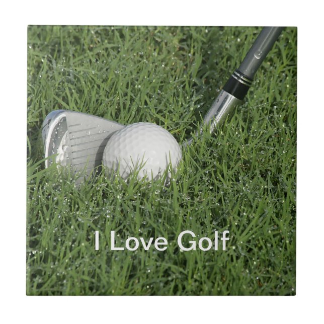 Golf Theme Keramik Tile 4 Fliese (Vorderseite)