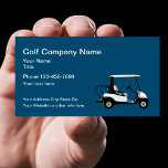 Golf Theme Simple Visitenkarte<br><div class="desc">Einfache Visitenkarte für ein Golfgeschäft, das mit einem grafischen Bild eines Golfwagens entworfen wurde und Sie auf unseren Karten verwenden können oder durch Ihr eigenes Firmenlogo oder Image ersetzen können. Kann für einen Golfplatz, Golfunterricht, Verkauf von Golfwagen, Service und Reparaturen verwendet werden.</div>