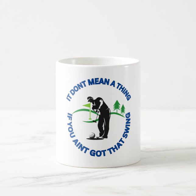 Golf Theme Tasse für Golfliebhaber (Mittel)